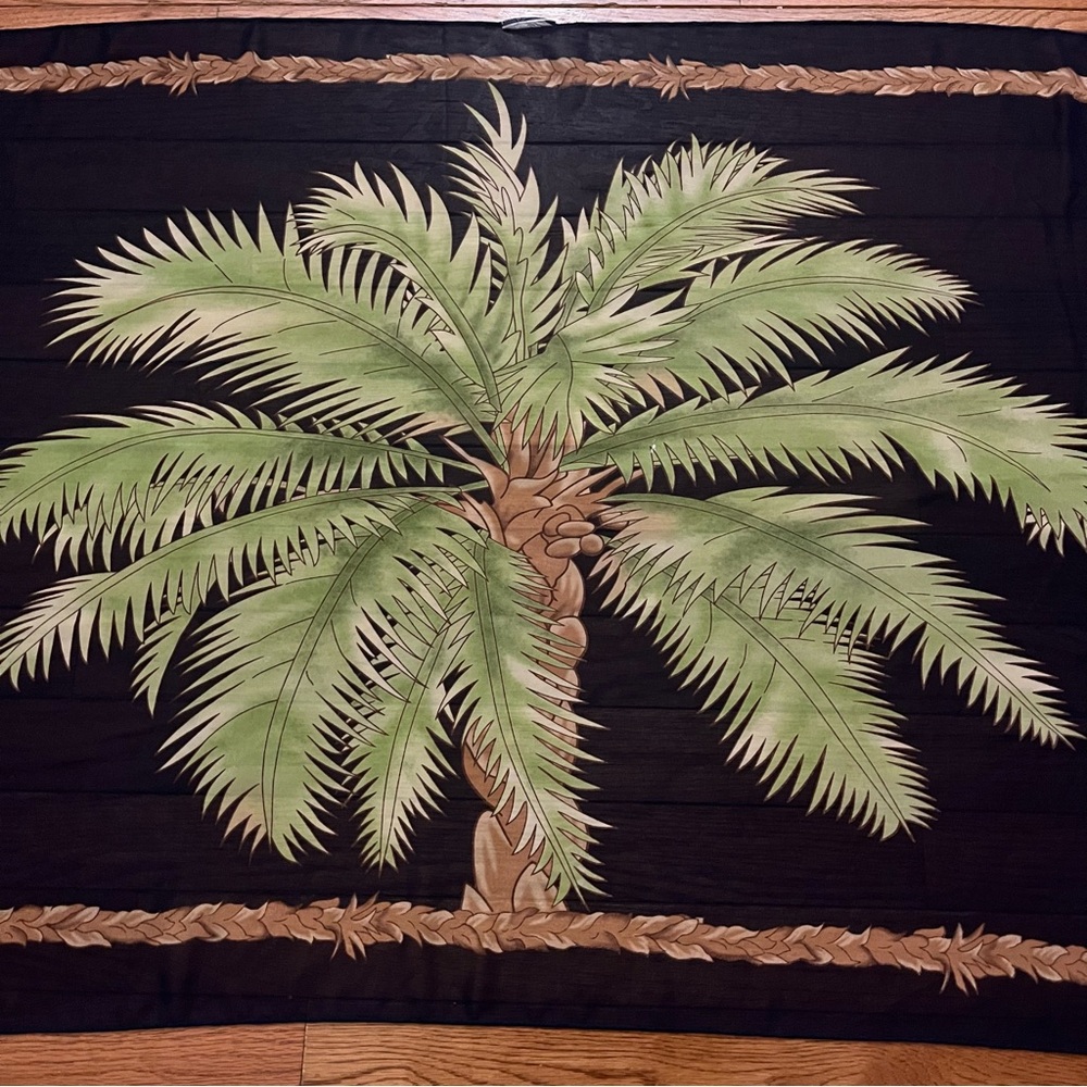 Tropical Palm Tree Scarf - Picture 3 of 4